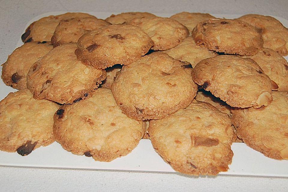 American Cookies mit Marzipan-Aroma