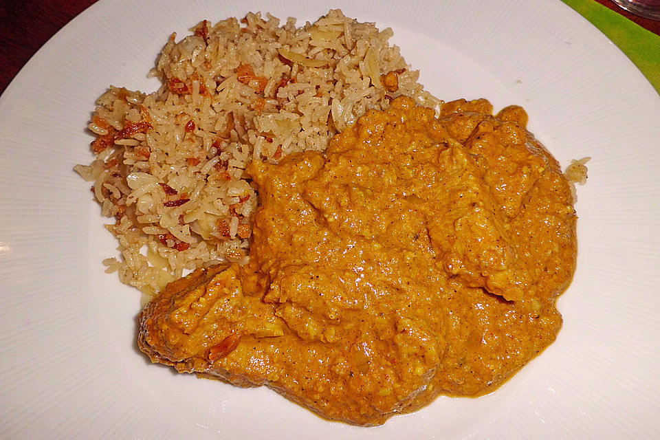 Indisches Chicken Korma