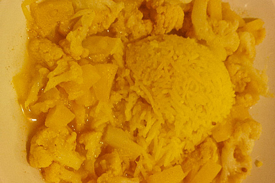 Ananas-Blumenkohl Curry