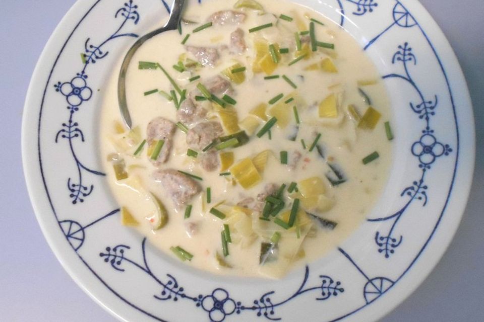 Käse - Lauch - Suppe