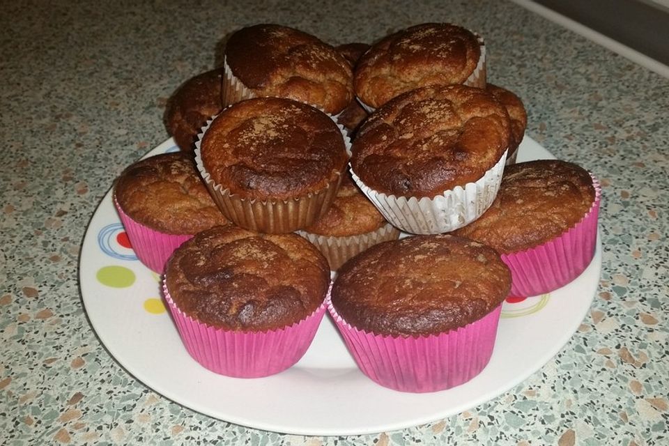 Low carb Schoko-Zimt-Muffins