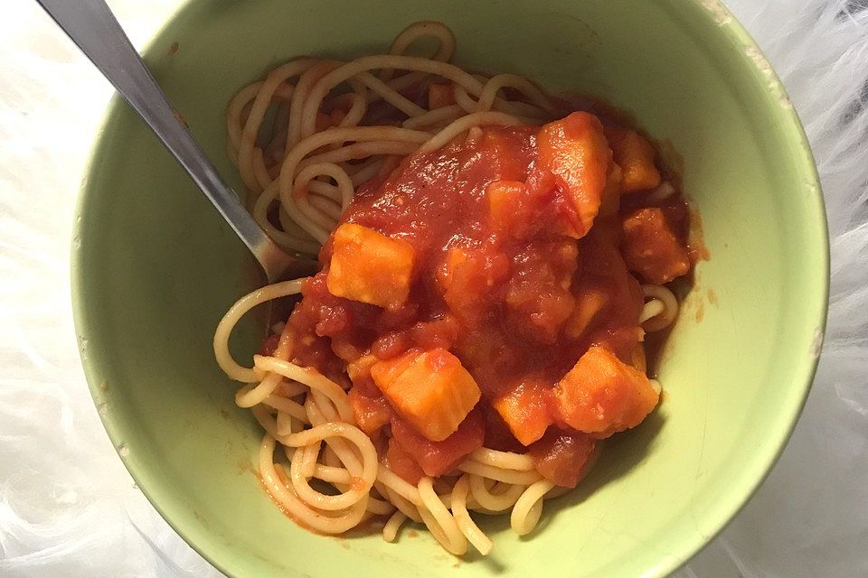 Tomaten-Süßkartoffel-Curry