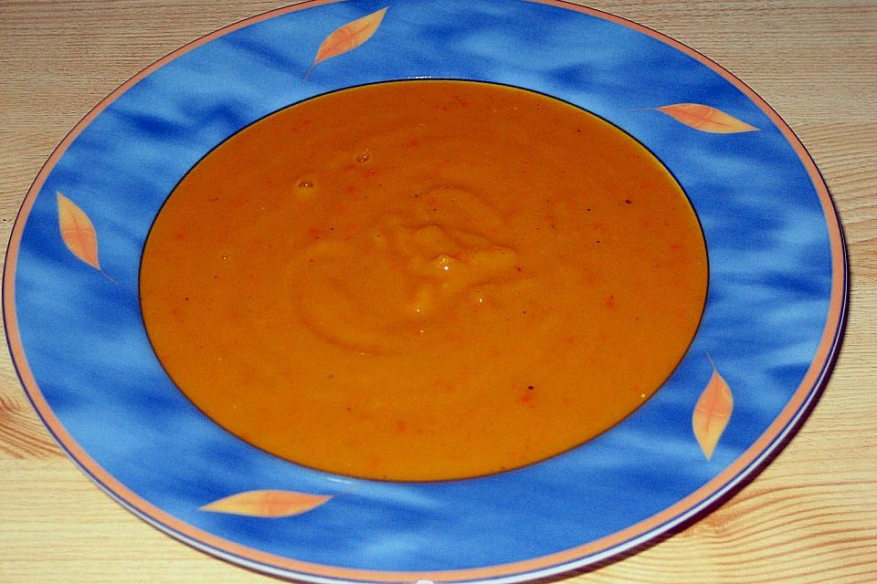 Kürbissuppe  mit Ingwer