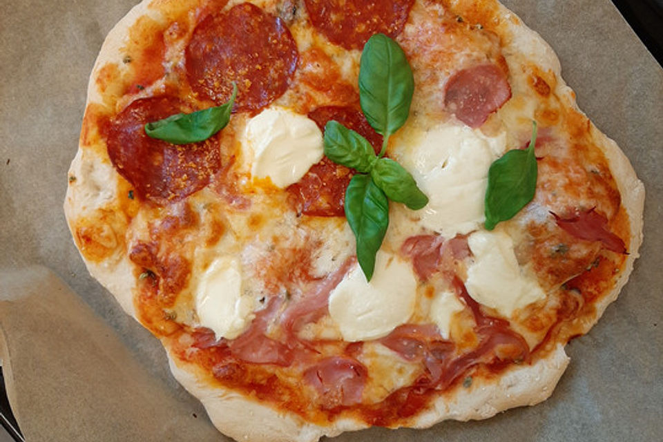 Italienischer Pizzateig