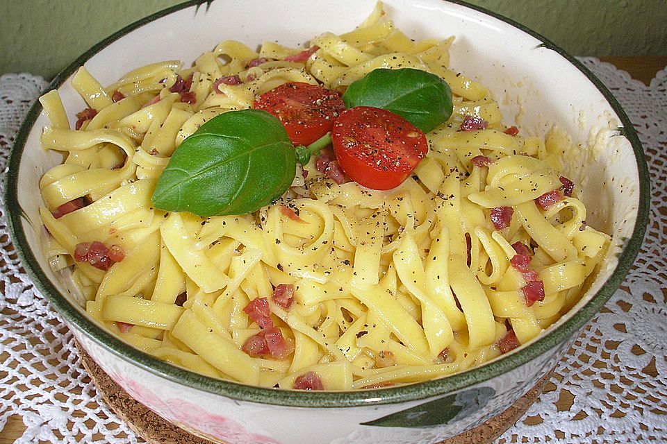 Koelkasts Spaghetti Carbonara