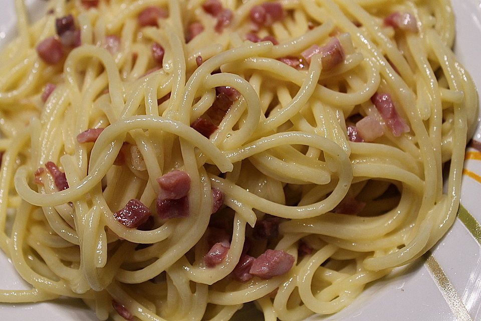Koelkasts Spaghetti Carbonara