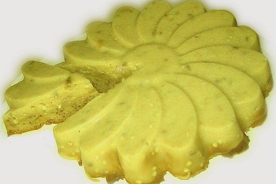 Apfel - Vanillepudding - Blümchen