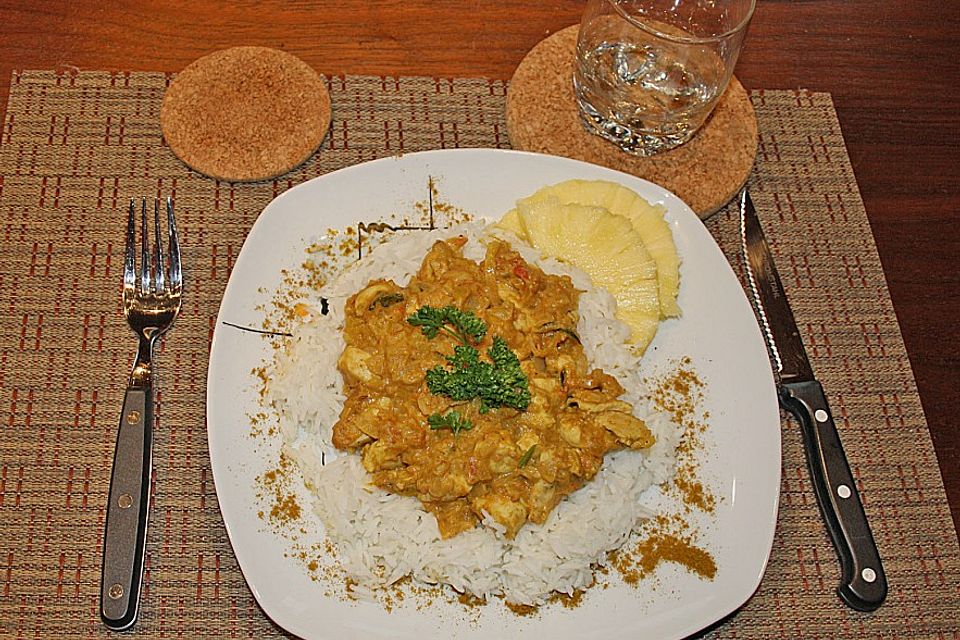 Indisches Chicken Curry